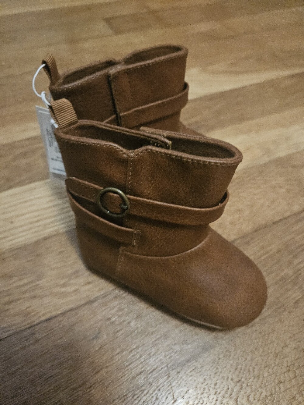Old Navy Kids Brown Faux-Leather Ankle Boots